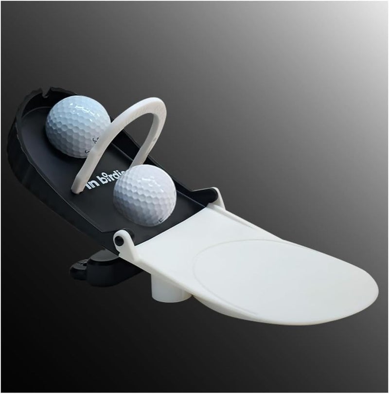 BIRDIE79 In birdie Putting Trainer – Indoor Golf Putting Aid with 3 Practice Modes (Uphill, Downhill, Straight) – Micro Target Design for Accuracy – Portable & Foldable Golf Training Equipment for Home, Office - Image 1